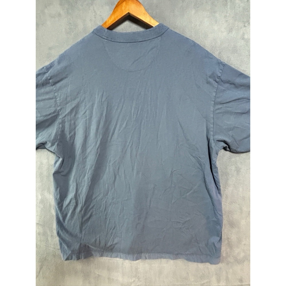 COACH Garment Dye Blue Crewneck Tee Shirt Size L - Picture 9 of 9